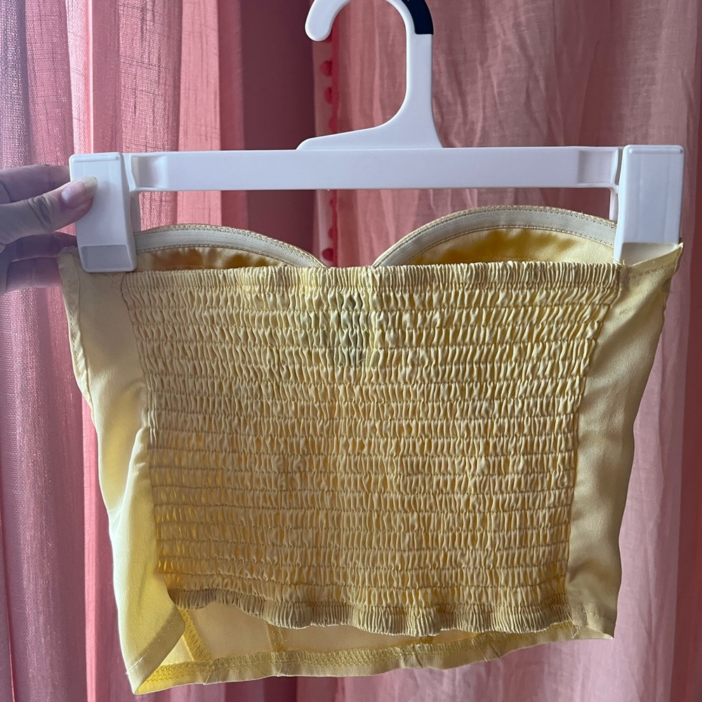 Satin Bustier Top - Picture 2 of 5
